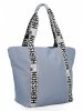 Modna Torebka Damska Shopper Bag firmy Herisson 1502H431 Błękitna